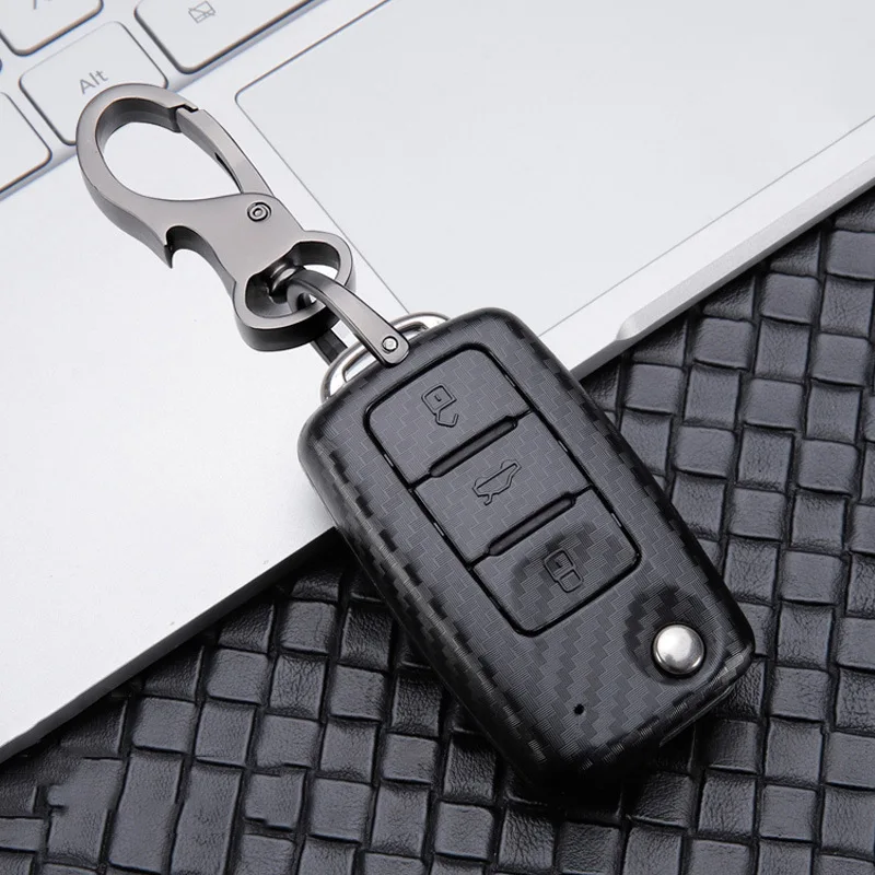 Чехол для автомобильного ключа Scrub ABS чехол VW Golf Bora Jetta POLO GOLF 7MK7 Passat Skoda Octavia Combi A7 A5