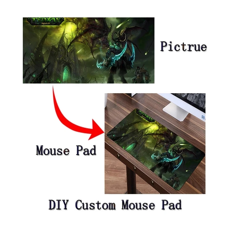 DIY пользовательский коврик для мыши XL очень большой игровой резиновый японский