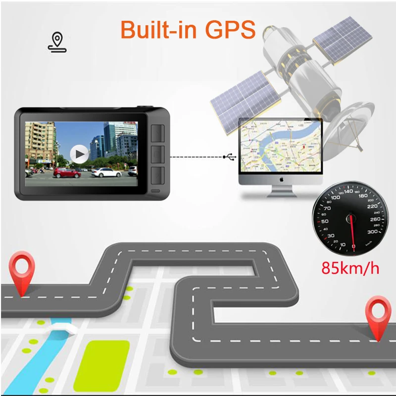 Xgc juy 4K 2160P Автомобильный видеорегистратор Novatek 96670 WIFI GPS автомобильные камеры с