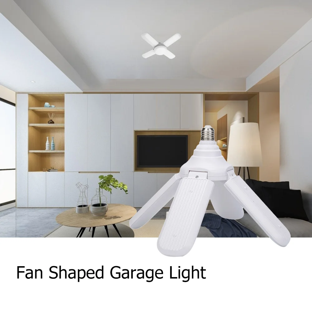 

Folding Super Bright Fan E27 2835 200LED Garage Lamp Warehouse Market Light