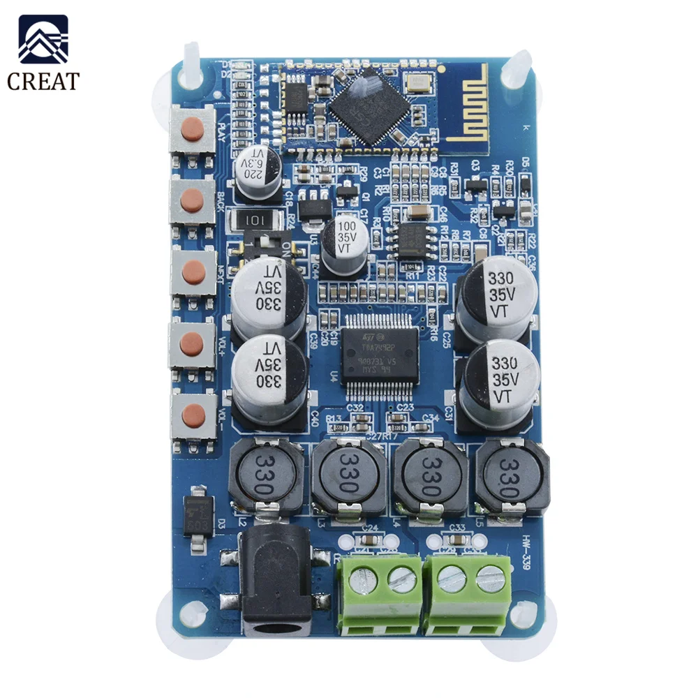 Беспроводной аудиоприемник Bluetooth 4 0 цифровой усилитель TDA7492P 50 Вт + Плата