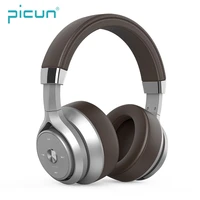 picun p28x wireless headset bluetooth 5 0 quad core dual moving coil bass over ear headphones with microphone