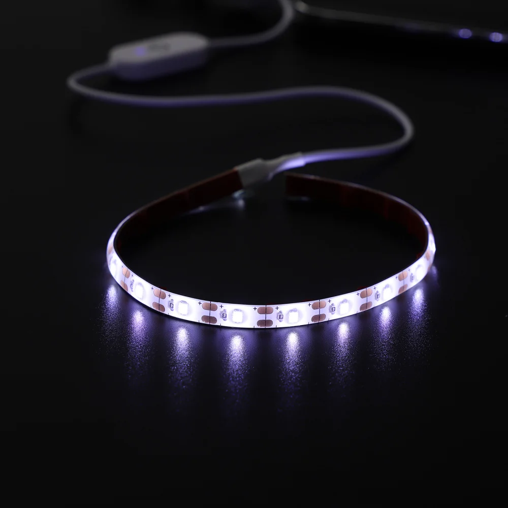 

Mobestech Sewing Machine LED Light 2M Cold White Strip Light with Touch Dimmer USB Powered 5V Adhesive Light