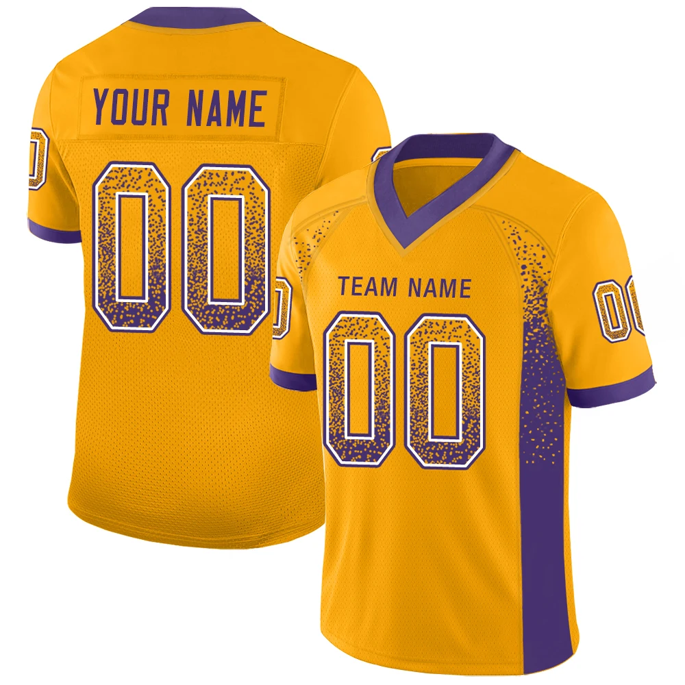 

Customized Football Jersey Print Team Name/Number Personalized Design Stretch Baseball Game Breathable Jersey for Men/Lady/Kids