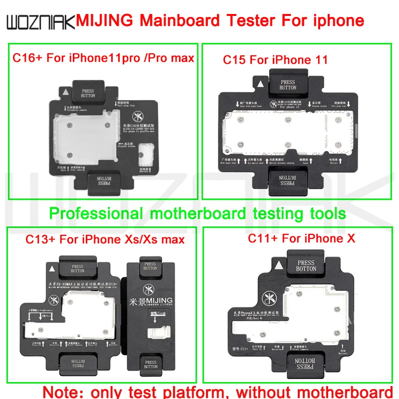 MIJING Материнская плата Тестер для iPhone X XS XSMAX 11 PRO MAX доска тестирование функции без