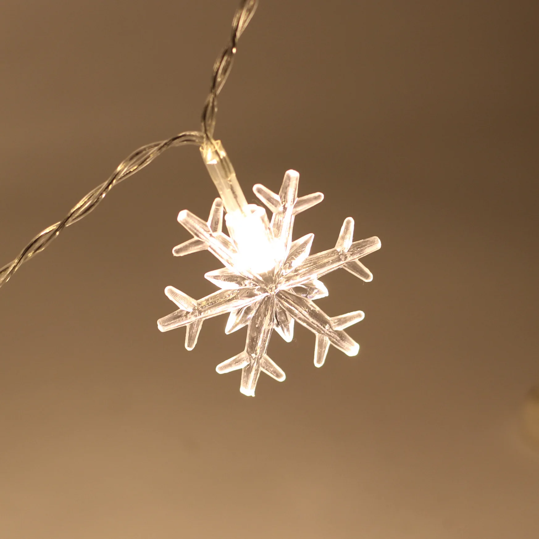 10M 80LED Christmas Snowflake LED String Lights Christmas Tree Decorations Lights for New Year Wedding Party Decorative Lighting