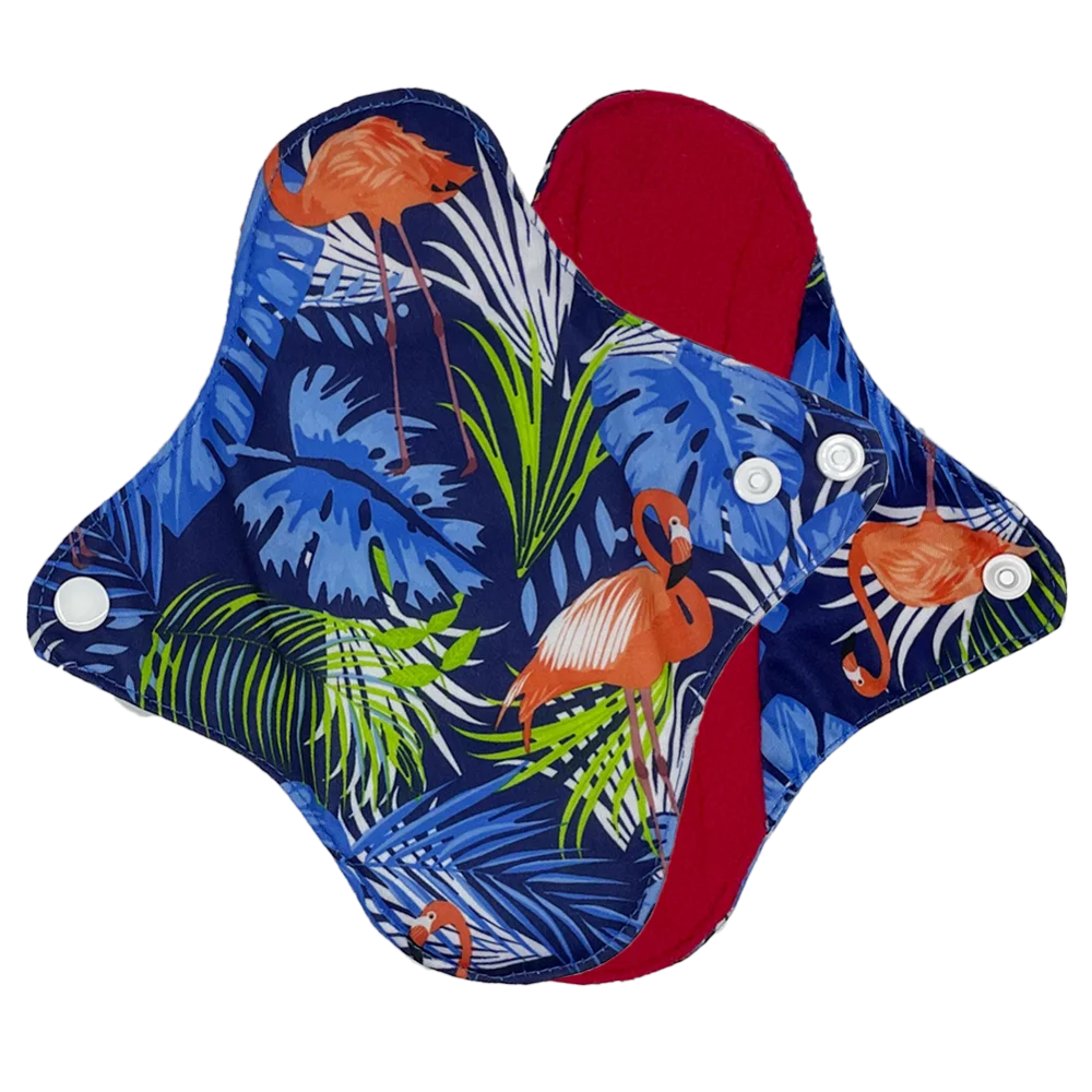 1 шт. многоразовые красного цвета из микрофлиса внутренней прокладки мягкий и