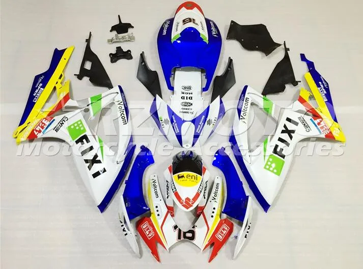 

Новый ABS весь мотоцикл обтекатели комплект подходит для Suzuki GSX-R600 GSX-R750 600 750 K6 2006 2007 06 07 пользовательские крутой FIXI