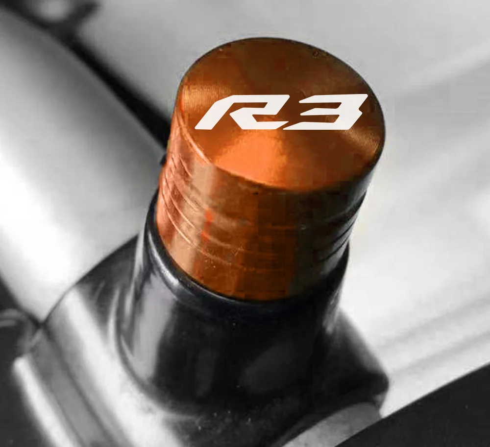 

2pcs M10*1.25 Left Right-Hand Threaded Mirror Hole Plug Screw Bolts For Yamaha YZFR-3 Yzfr3 2013 2014 2015-2021 with R3 Logo