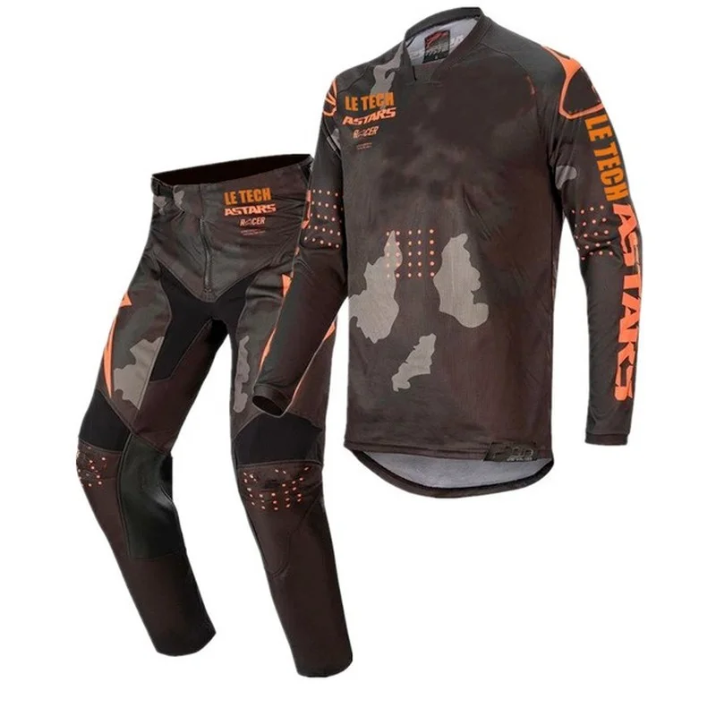 

2021NEW LE TECH ASTARS RACER TACTICAL Motocross Gear Set Top ATV Dirt BIke MX Suit Moto Jersey
