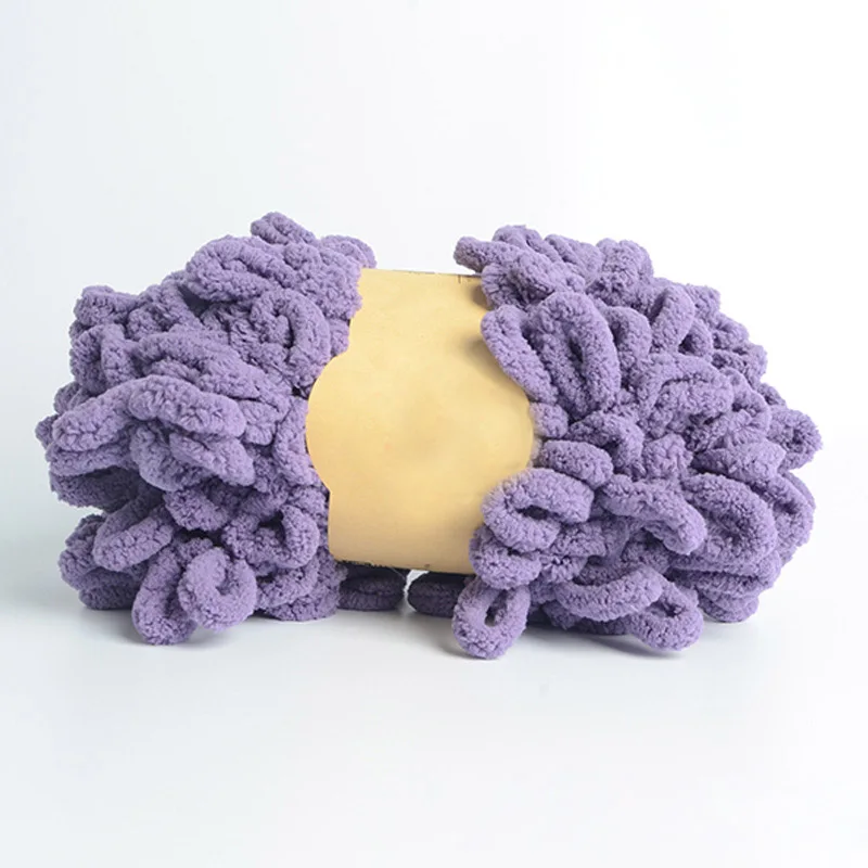 Полиэстеровая теплая хлопковая плетеная нить для вязания крючком 100 г/клубок |