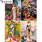 Geisha DIY алмазная живопись японская красота вышивка крестиком Алмазная мозаика женщина картина Стразы Живопись Домашний Декор