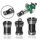 Цанговая Втулка адаптера прочная высокоточная Цанговая втулка 8 мм 6,35 мм 6 мм Цанговая втулка для гравировки обрезки машины цанговый патрон фрезерный станок резак