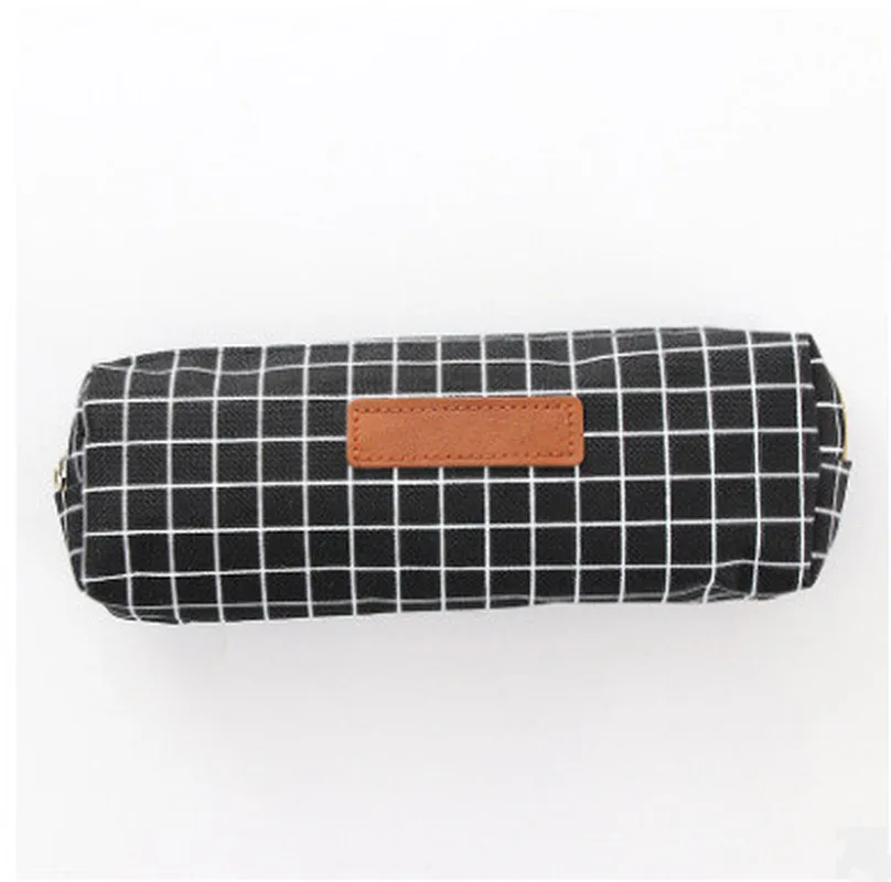 Студенческий холщовый геометрический чехол карандаш для школы простая