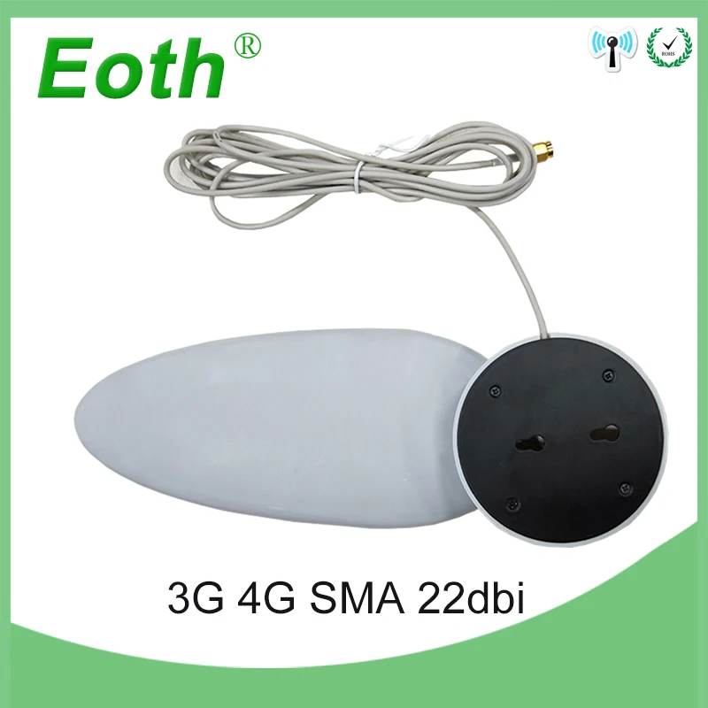 5pcs 3G 4G LTE Antenna SMA Male CRC9 Connector 22dBi 2.8m Cable antena for lte repeater + 1*CRC9 connector Modem Router | Мобильные