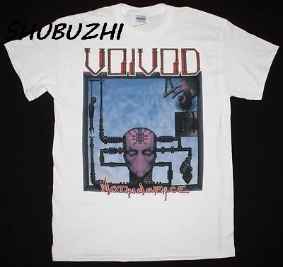 Новинка летняя Модная брендовая мужская футболка надпись VOIVOD NOTHINGFACE➉