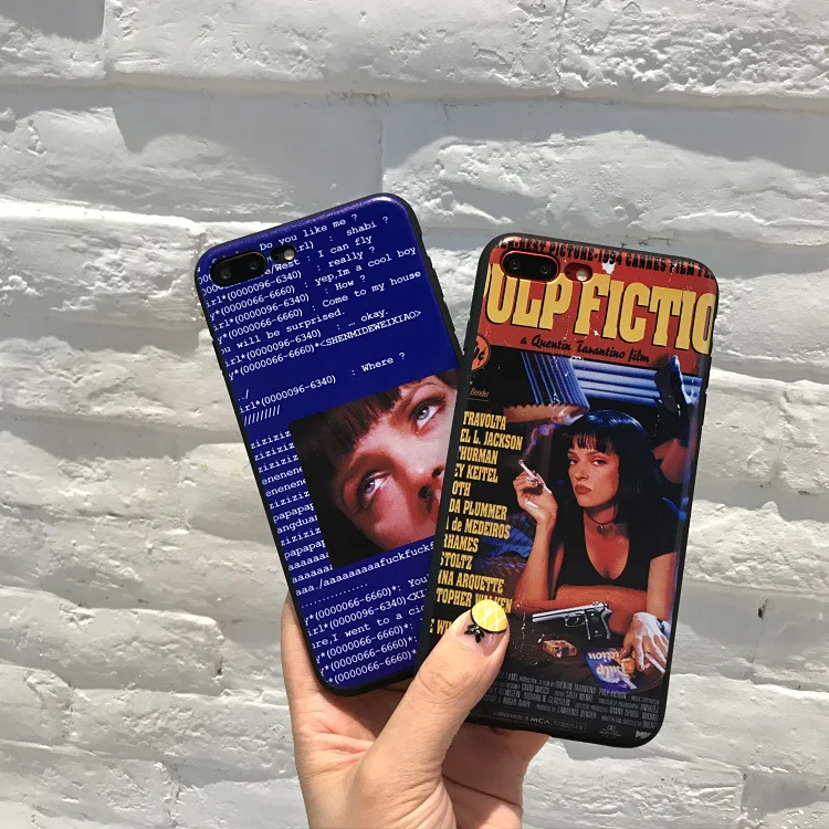 Character illustration phone case For iphone 7 Plus Retro style soft TPU Case 6 6s 6Plus 8 plus back cover Coque | Мобильные