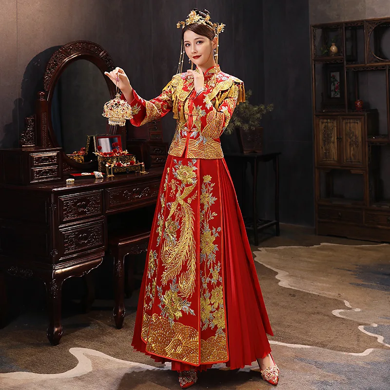 Размера плюс 6XL 2020 современный Cheongsam Qipao длинные традиционное китайское свадебное