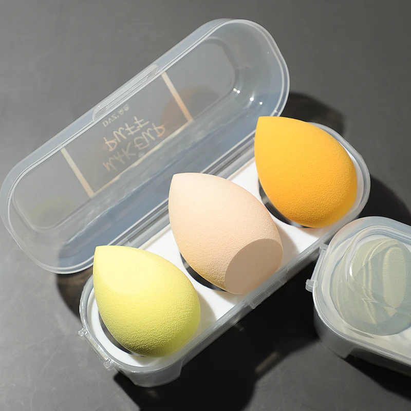Набор из 3/4 губки для макияжа спонж мягкая губка здорового латекса влажный и