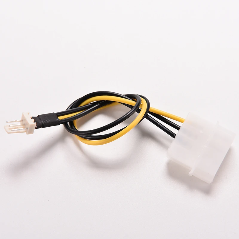 

JETTING 2PCS 4 Pin IDE to 3 Pin Computer CPU/Case Fan Power Connector Cable Adapter 20cm Drop Shipping