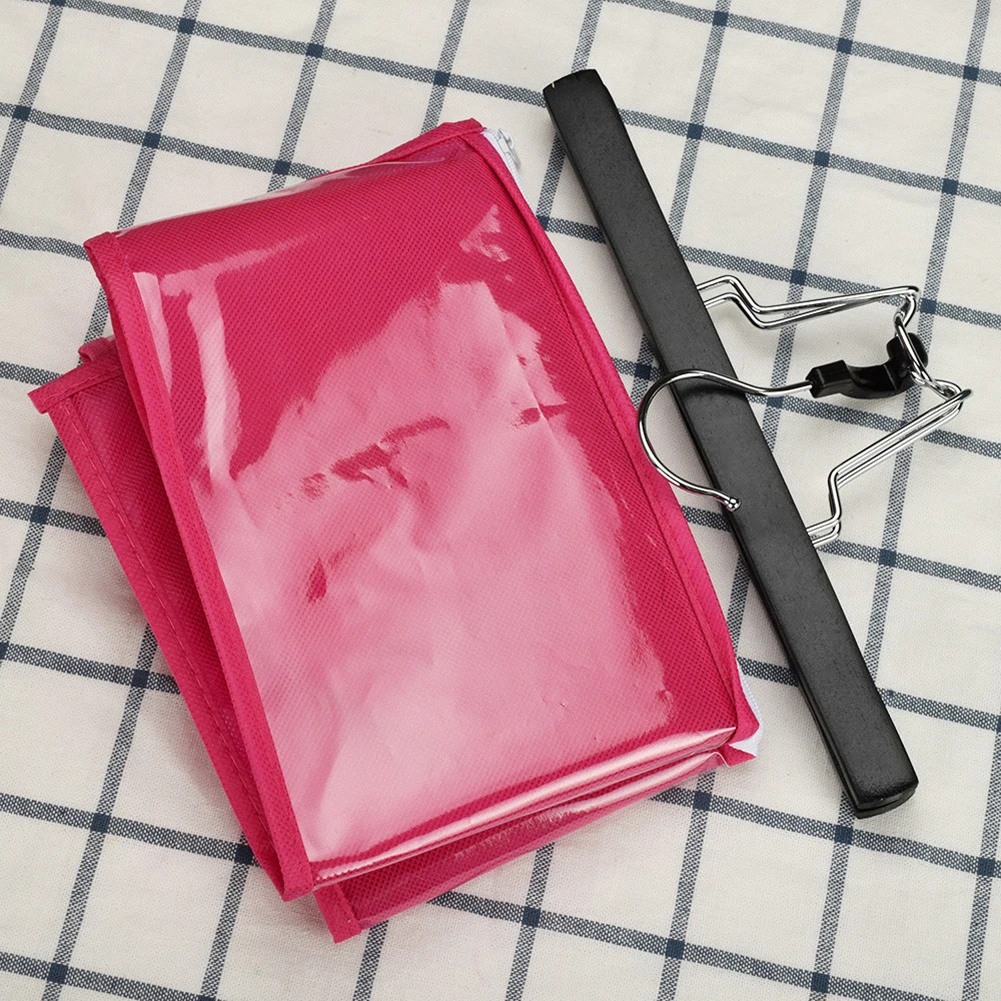 1 шт. сумка для хранения париков наращивания волос вешалка пыленепроницаемый