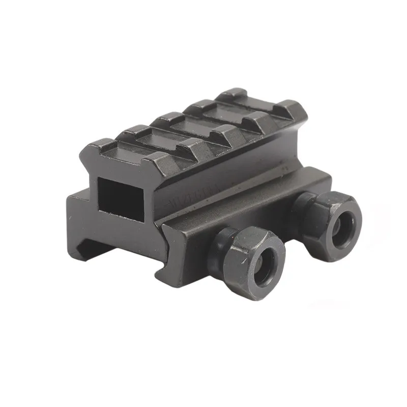 Тактический Кронштейн переходник 20 мм кронштейн с 4 слотами низкий для