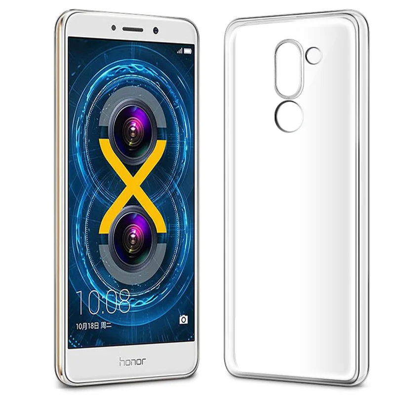 Чехол для Huawei Honor 6X / GR5 2017 Ультратонкий Прозрачный чехол из ТПУ мягкий