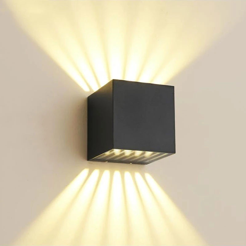 Скандинавские настенные светильники светодиодные алюминиевые наружные