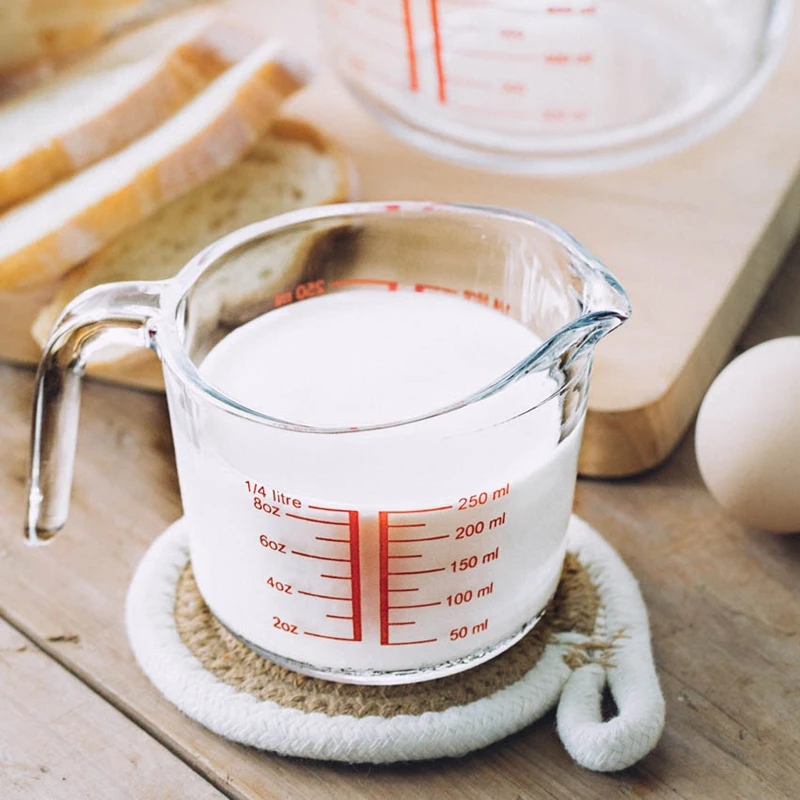Стекло мерный стаканчик домашние кухонные инструменты для выпечки серии
