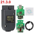 Сканер HEX V2 Obd2 VAGCOM 21.3.0 VAG COM 20,12 для VW AUDI Skoda Seat ATMEGA162 + 16V8 + FT232RQ