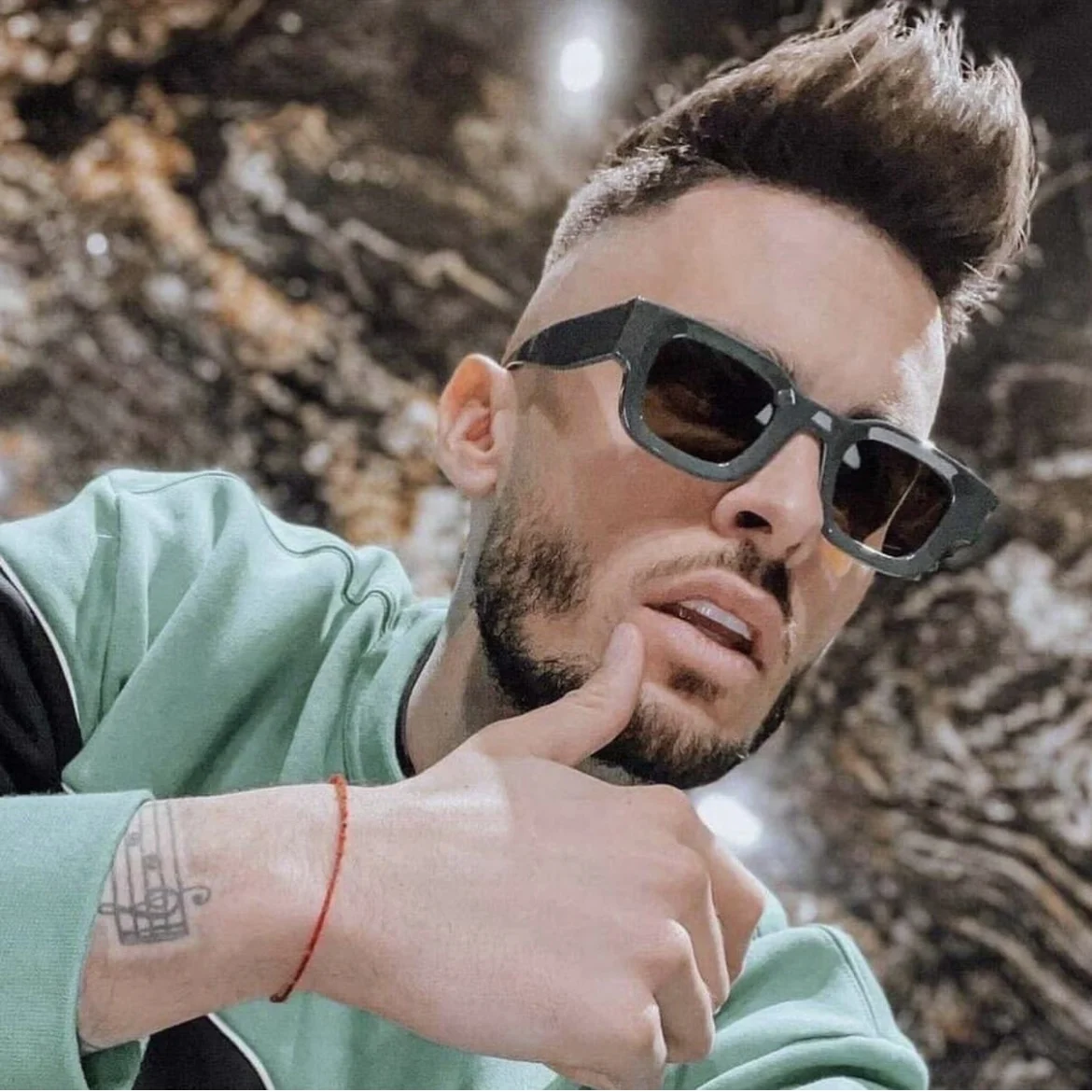 

2021Trend Rhude THIERRY RHEVISION High-quality Rectangle Acetate MIGUELStreet Hip-hop Style Sunglasses Optical Prescription Lens