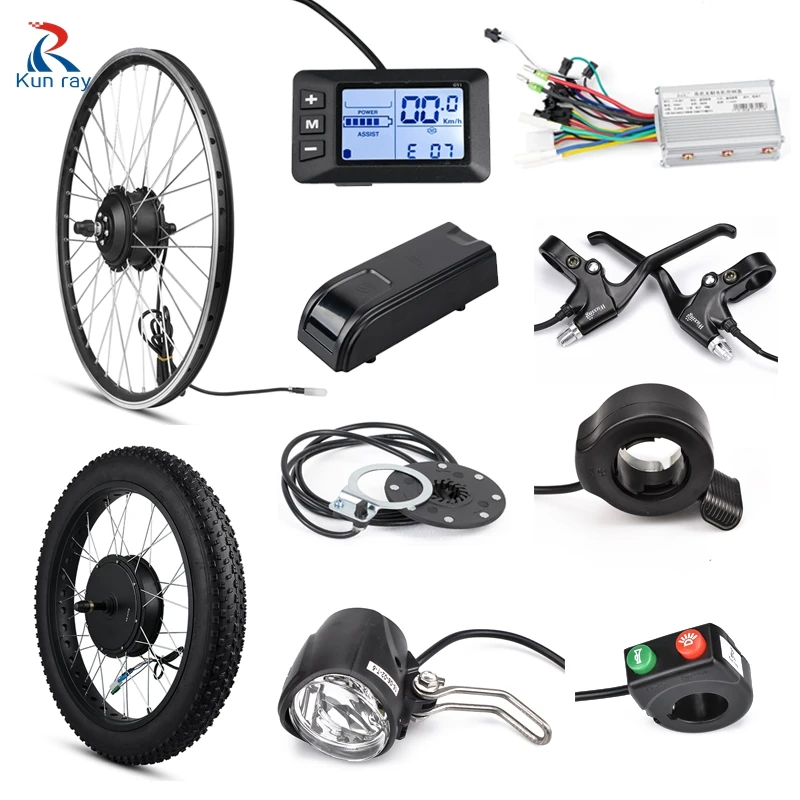 

Фэтбайк, Электрический мотор-концентратор, 72 в, 3000 Вт, комплект для электровелосипеда, 26 дюймов, с дисплеем, контроллер G51, 350 Вт