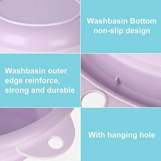 Универсальный складной умывальник портативный с висячим отверстием для