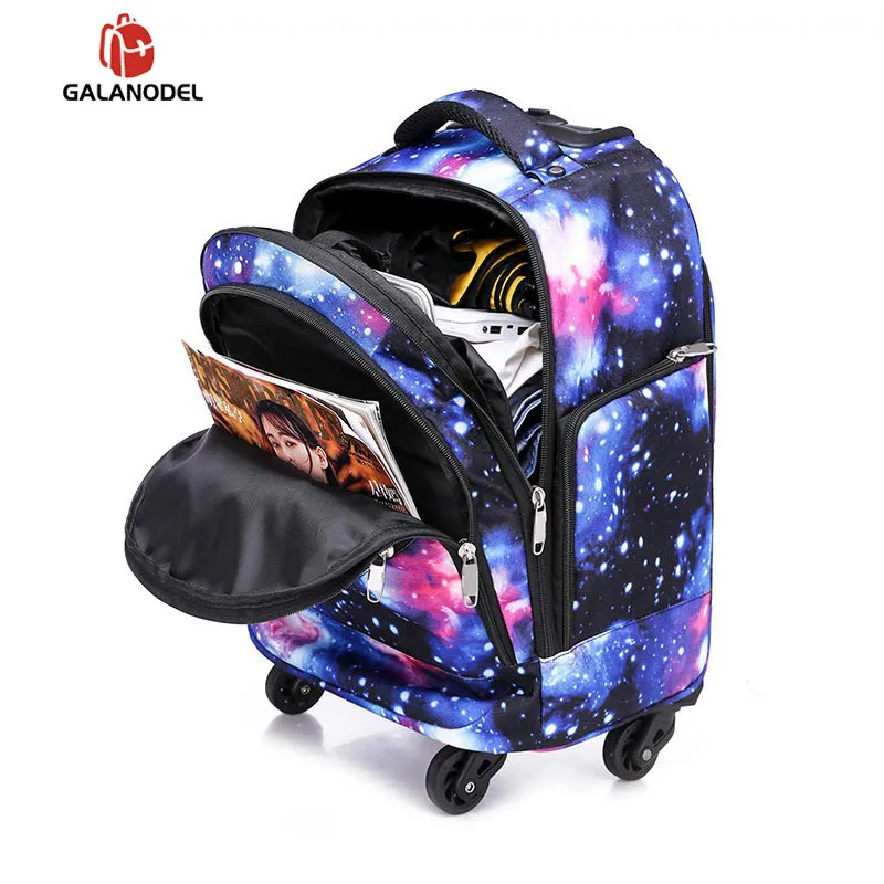 Многофункциональные дорожные сумки на колёсиках для женщин и мужчин чемодан