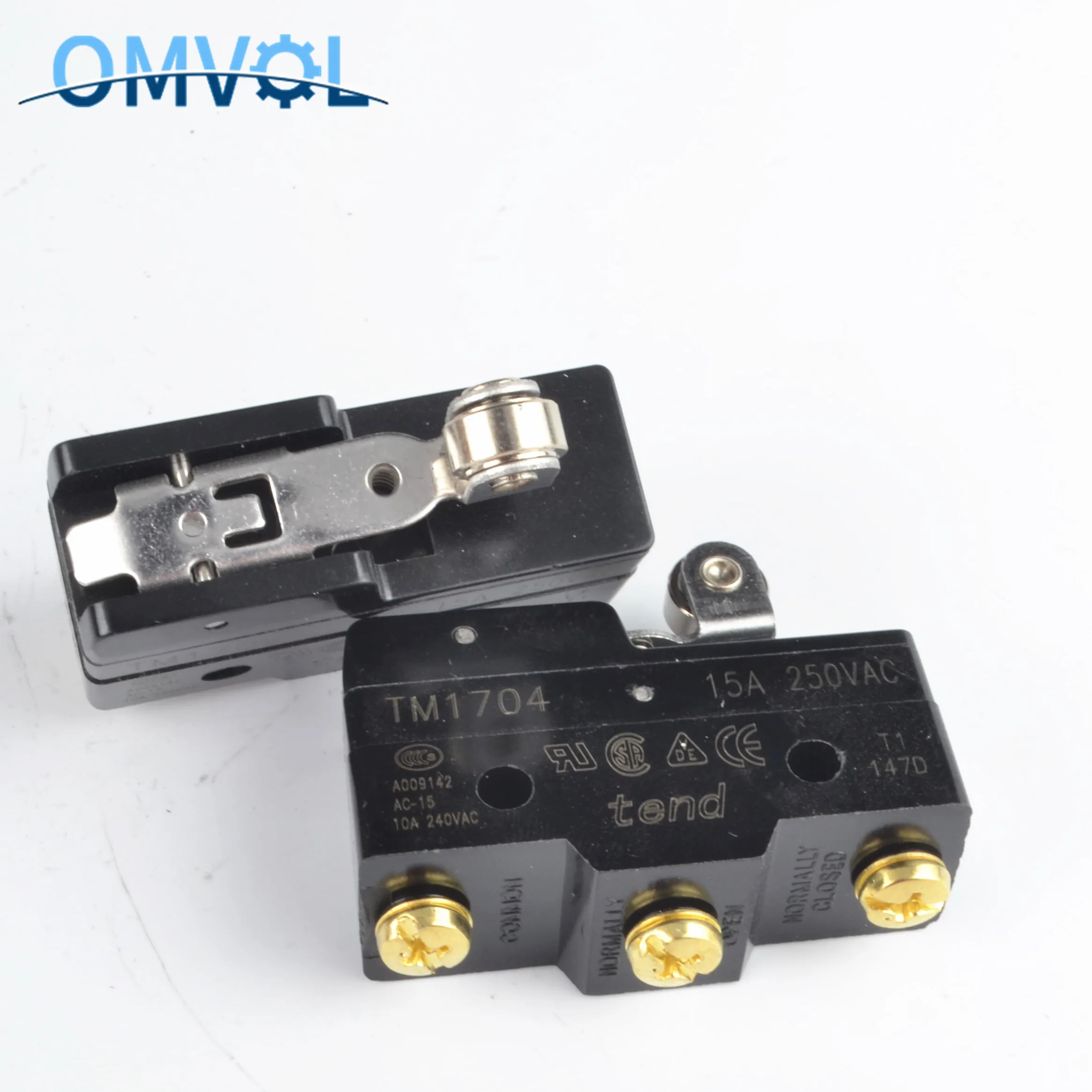 TM-1704 короткий роликовый рычаг с петлей мгновенный микро концевой переключатель |