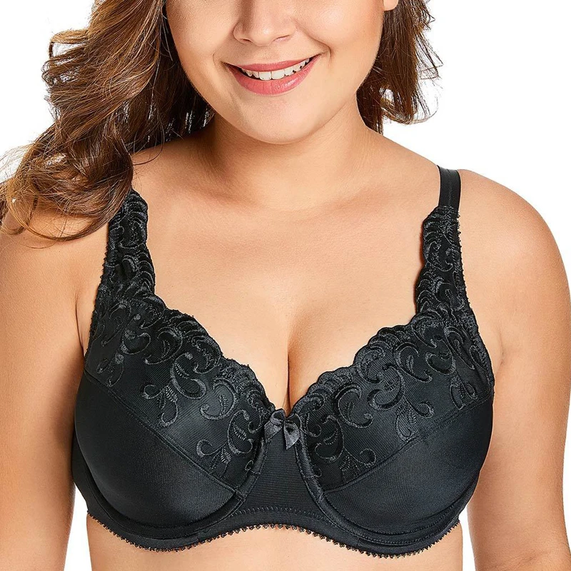 Бесплатная и Прямая поставка женский полный охват U/W на косточках Цветочная