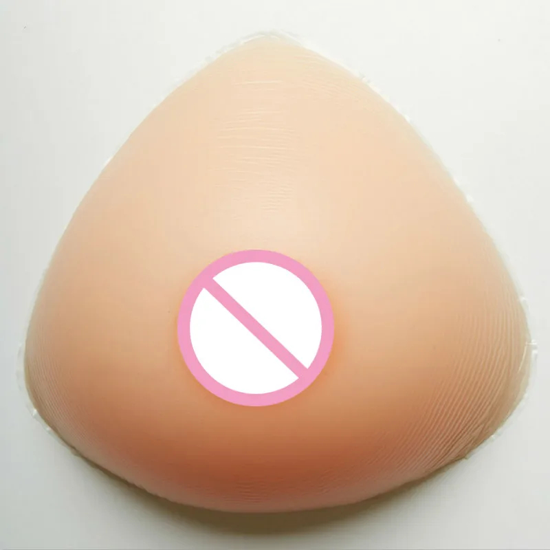A To FF Cup Triangle Silicone Breasts Form A Mastectomy Crossdresser Breast Enlargement Artifact Pseudo Mother