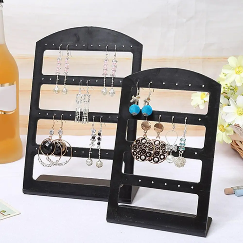 

Dropshipping 24/48 Holes Earrings Display Stand Holder Jewelry Show Rack Acrylic Organizer