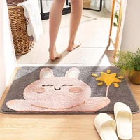anti slip doormat vacuuming kitchen bedroom bath floor mats entrance doormats absorption cartoon animals anti slip carpets rug