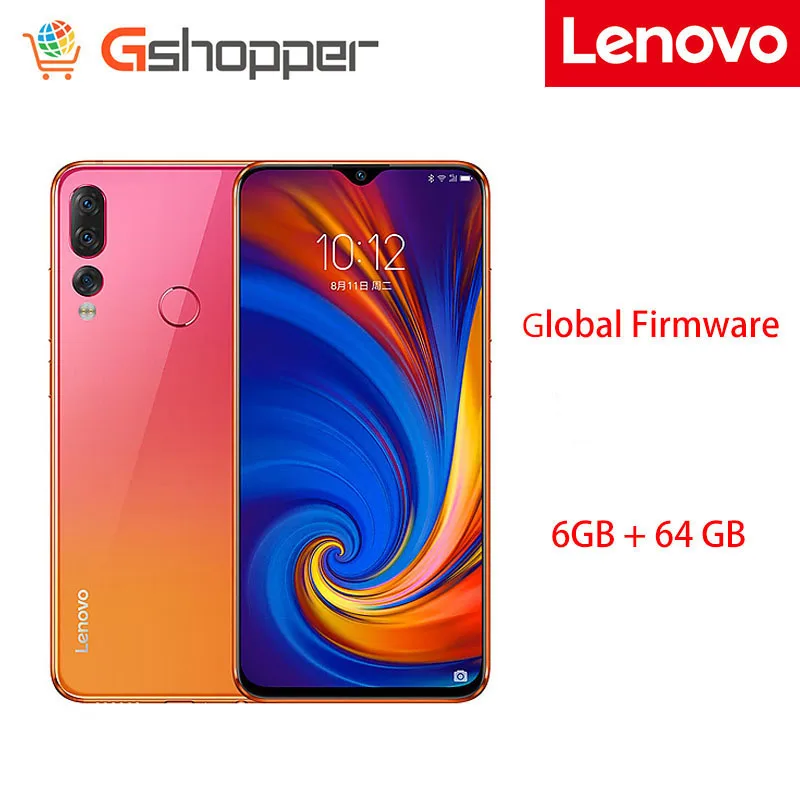 Orange CN Глобальная прошивка lenovo Z5s 6GB ram 64GB Smartphon Fingerprint Qualcomm 710 2,2 GHz ZUI 10,0 16.0MP+ 8.0MP+ 5.0MP AI три камеры - Цвет: Orange CN