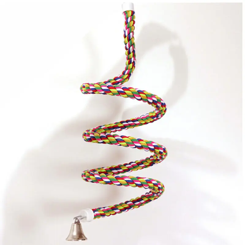 Новое поступление жердочка для птицы Игрушка попугай хлопок тканевая Веревка