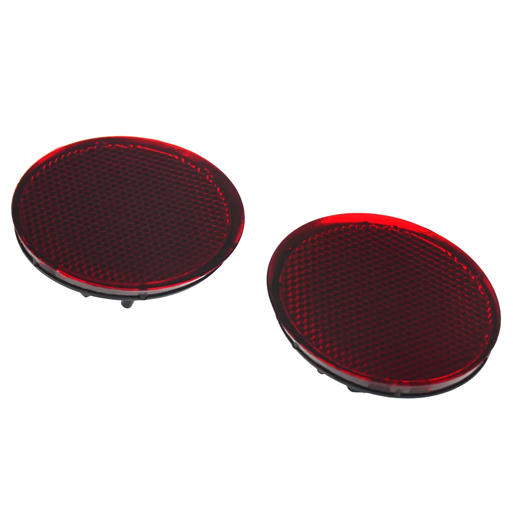 

1 Pair Replacement Red Rear Bumper Reflectors Round Universal Reflector Car Accessories for Nissan Qashqai Qashqai 2 07-15