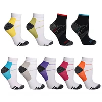 compression socks for women men circulation sport breathable low cut arch ankle support sock best for fitness running cycling