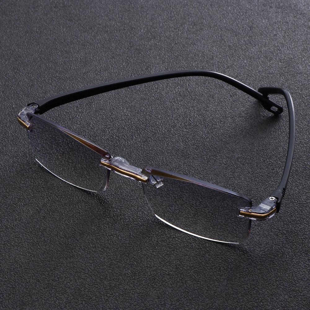 

Ultralight TR90 Rimless Reading Glasses Anti Blue Light Radiation Computer Presbyopia Readers Eyeglasses 1.0 To 3.0 Degree