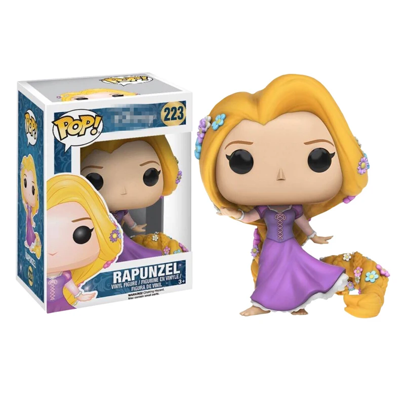 223 with box Funko Поп принцесса Белоснежка Эльза Белл Алиса Золушка фигурки 10 см ПВХ Модель Коллекция подарок игрушки для девочек на день рождения - Цвет: 223 with box