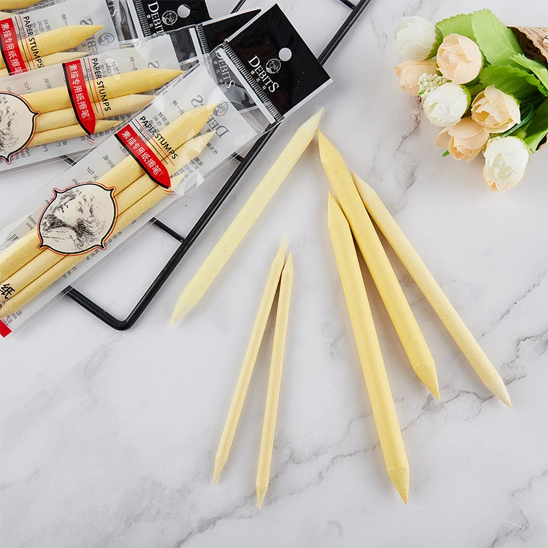 

3pcs Yellow Rice Paper Sketching Paper Pencil Changing Durable Art Drawing Tool
