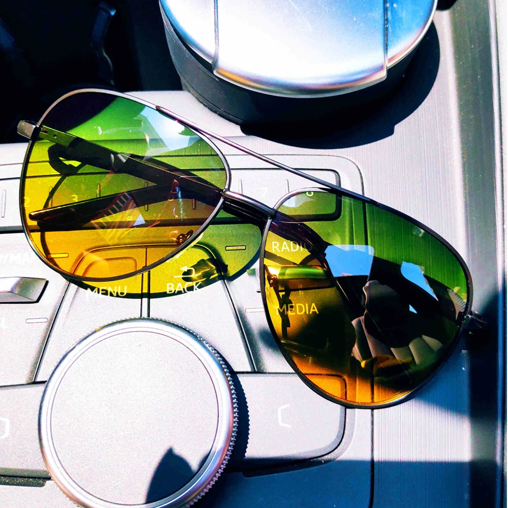 Антибликовые поляризационные солнцезащитные очки из медного сплава для