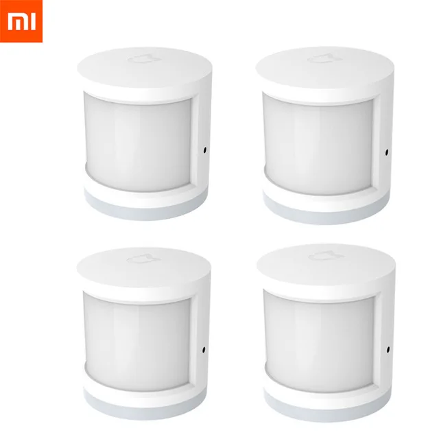 4pcs Mijia version Xiao mi jia Aqara датчик человеческого тела умный датчик движения тела беспроводной ZigBee Соединение работает с шлюзовым концентратором mi home - Цвет: 4pcs Mijia version