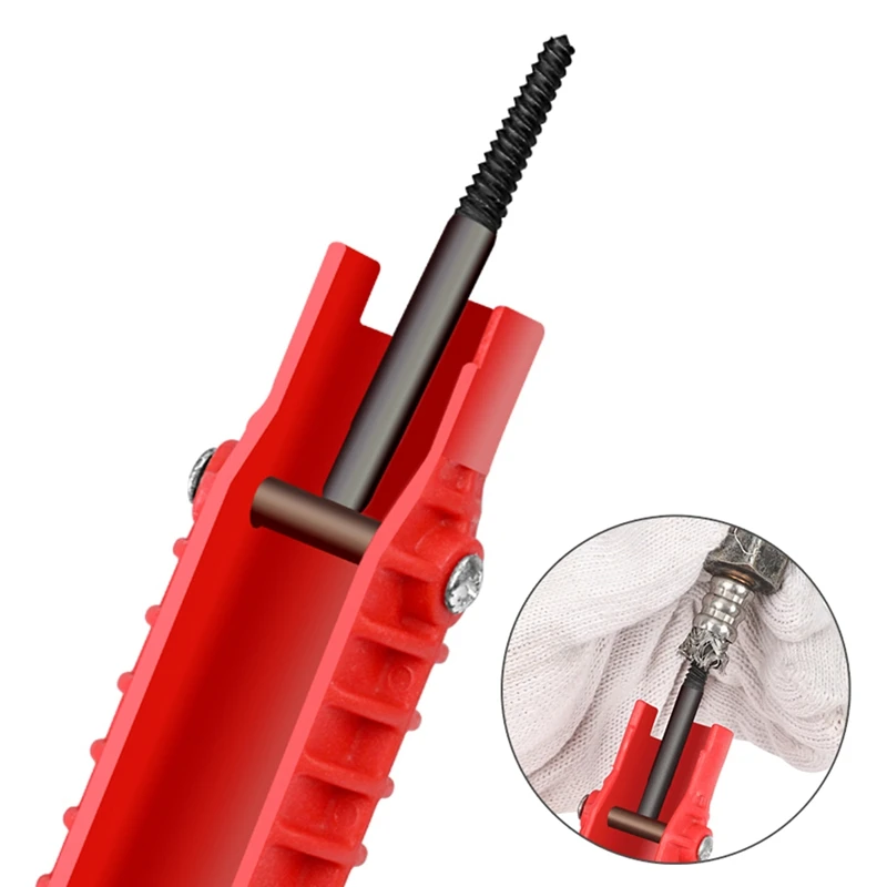 

Multifunctional Sink Wrench Non-Slip Bathroom Kitchen Faucet And Sink Household plumbing installation and removal wrench Tool
