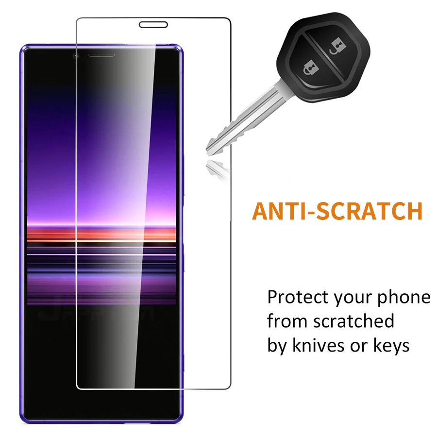 Закаленное стекло для Sony Xperia 1 XZ4 XZ2 XZ1 Compact XZ Premium XA1 Ultra 10 Plus защитная пленка экрана 2